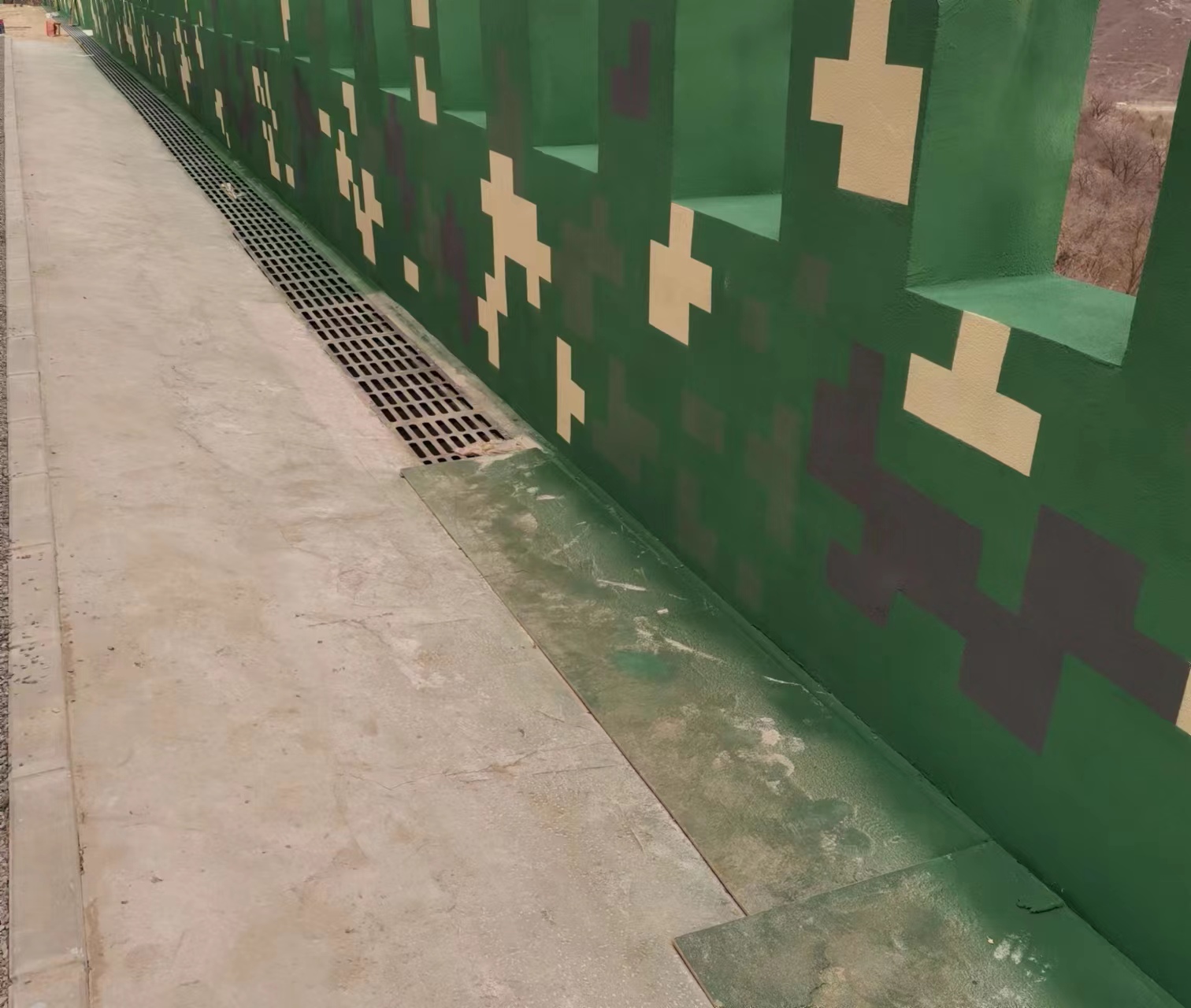 锡林郭勒围墙迷彩喷涂,数迷彩漆